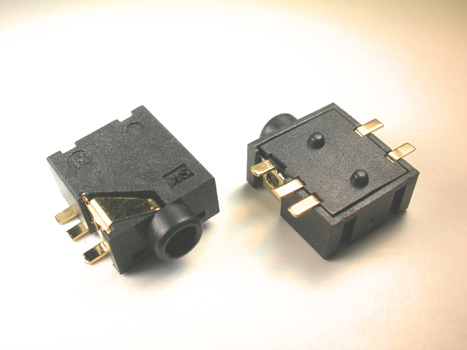 2.50mm 耳机插座 音频连接器 SMT 90°