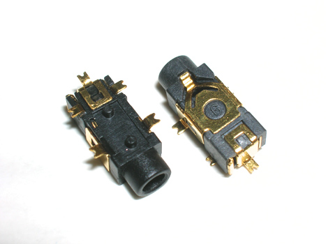 2.50mm 耳机插座 音频连接器 SMT 90°