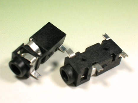 2.50mm 耳机插座 音频连接器 SMT 90°